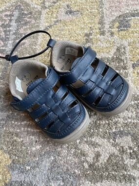 Stride Rite surprise Kids Navy Closed-Toe Sandals with Hook-and-Loop Strap